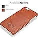 KAVAJ iPhone 6S/6 Case Cover Leather Tokyo Cognac Brown - Genuine Leather Back Cover with Business Card Holder. Slim Fit Back Cover As Premium Accessory for Original Apple iPhone Doubles As A Wallet