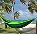Gold Armour Camping Hammock - XL Double Hammock Portable Hammock Camping Accessories Gear for Outdoor Indoor with Tree Straps, USA Based Brand (Green)