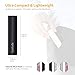 Luxtude MyColors Mini Portable Charger, 2 Pack 3350mAh Small Portable Charger Power Bank, Lipstick Sized Portable Phone Charger for Girls, Cute External Battery Pack for iPhone, Android, Samsung etc.