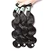 Msbeauty 10A Peruvian Hair 3 Bundles Body Wave Virgin Human Hair Weave 22 24 26 inch 300g Natural Color Tangle-free