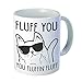 NINNAYUAN Cool Cat Sunglasses 11 ounces of ceramic coffee cups - your velvet hair cups - every day to warm you