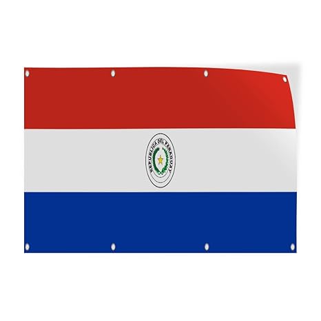 Amazon Com Decal Sticker Paraguay Flag Red White Blue Countries