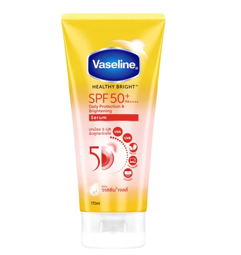 Vaseline Healthy Bright Daily Protection Brightening Serum, SPF50+ PA++++, 170ml