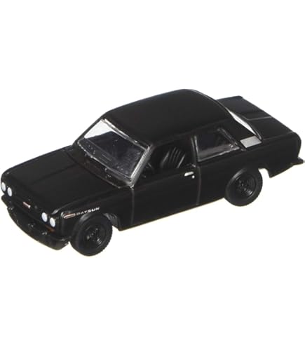 Amazon.com: 1971 Datsun 510 with Ski Roof Rack, Black