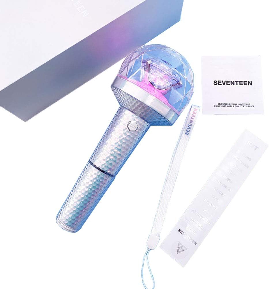 Seventeen Lightstick, Bluetooth Connection APP to Adjust Color?Tour Music Concert Handheld Lights/K-Pop Seventeen Fans Cheering Lights