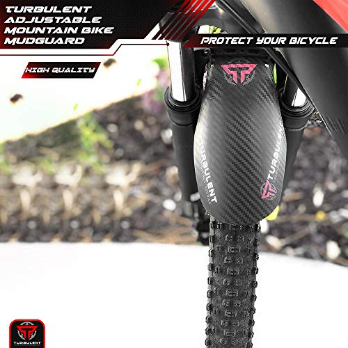 Turbulent - Pair Adjustable Mountain Bike Mudguard u2013 Bicycle MTB 