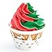 KwikCake Mini Christmas Cupcake Wrappers x 50pcs. Choose from 2 Xmas holders.