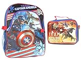 Marvel Captain America Civil War Backpack With Lunch Tote