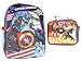 Marvel Captain America Civil War Backpack With Lunch Tote