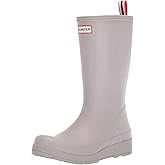 Hunter Women's Play Tall Rain Boot, Zinc Grey, 10