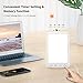 LITOM Light Therapy Lamp, 10000 Lux UV-free LED White Therapy Light with Adjustable Brightness and Color Temperature, 4 Timer Settings, Memory Function, USB Powered for Home or Office