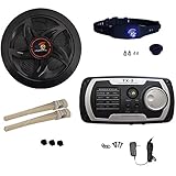 High Tech Pet Bluefang Smart Phone Electric Dog Fence, Training and Bark Stop System, X-22, Navy Blue