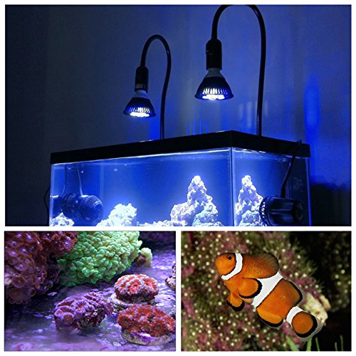 LED Aquarium Light Blub, Wolezek 36W LED Plant Grow Light Bulb with