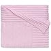Elegant Baby Premium 100% Cotton Knit Blanket, Classic Cable Knit in Pastel Pink, 30