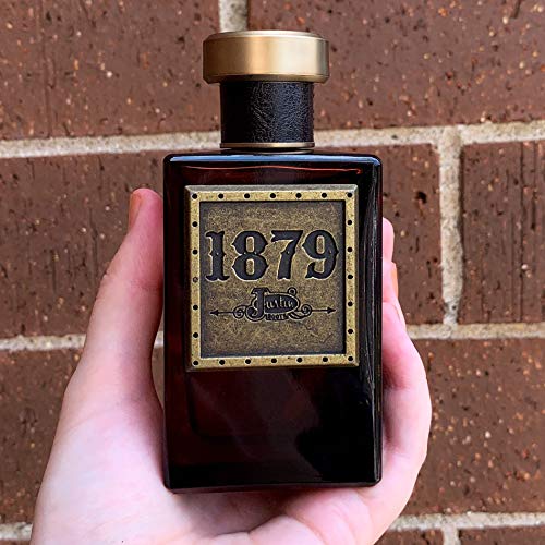 1879 Cologne - Official Justin Brands Fragrance - Natural and Authentic Perfume Spray for Men - Woody and Crisp Scent - Masculine Fragrance - 3.4 oz 100 ml