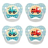 Dr. Brown's Classic Prevent Pacifier, 12m+, Explore Blue, 4 Count