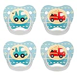 Dr. Brown's Classic Prevent Pacifier, 12m , Explore Blue, 4 Count