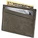Alpine Swiss Alpine Swiss Front Pocket Wallet Minimalist Super Thin 5 Card Wallet Genuine Leather