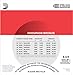 D'Addario Acoustic Guitar Strings, Phosphor Bronze, EJ24, True Medium Gauge 13-56, 6-String Set, Pack of 1