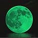 Moon Wall Decal, H2MTOOL 30cm Glow Moon Stickers for Kids Rooms Nursery Decor (Green, 30 cm / 11.8”)