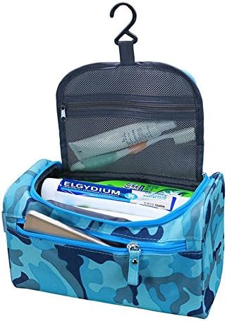 Pro-traveller Hanging Toiletry Bag Travel Case for Man or Woman with Hanging Hook Organizer Accessories Organizer Accessories, Shampoo, Cosmetic, Personal Items, Healthcare Bag (Camouflage)