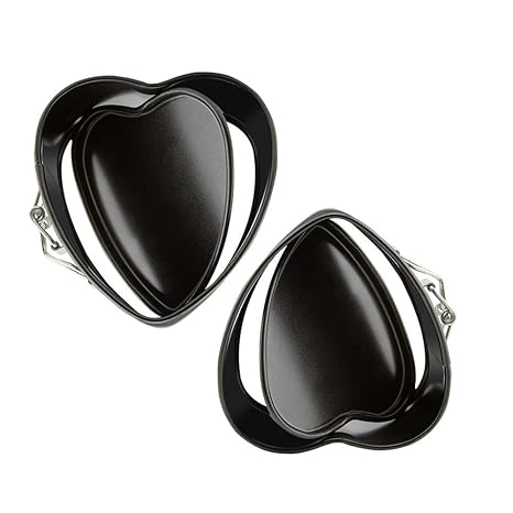 Kitchen & Dining Bakeware Springform Pan Springform Cake Cheesecake Tart Quiche Pan 4 inch heart-shaped Springform