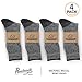 Pembrook Merino Wool Socks for Men & Merino Wool Socks for Women | Merino Wool Sock Pack 4 Pairs