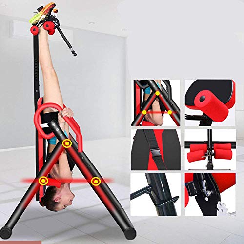 MUYIER-Inversion-Table-with-Heat-and-Massage--Max-User-Weight-120-Kg--Improves-Back-Pain-and-Posture-for-Fitness-exerciseAdjust-Your-Body