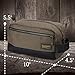 KA·LOO·I Toiletry Bag for Men - Canvas Dopp Kit for Travel, Gym, Grooming & Shaving, Waterproof Lining, 10