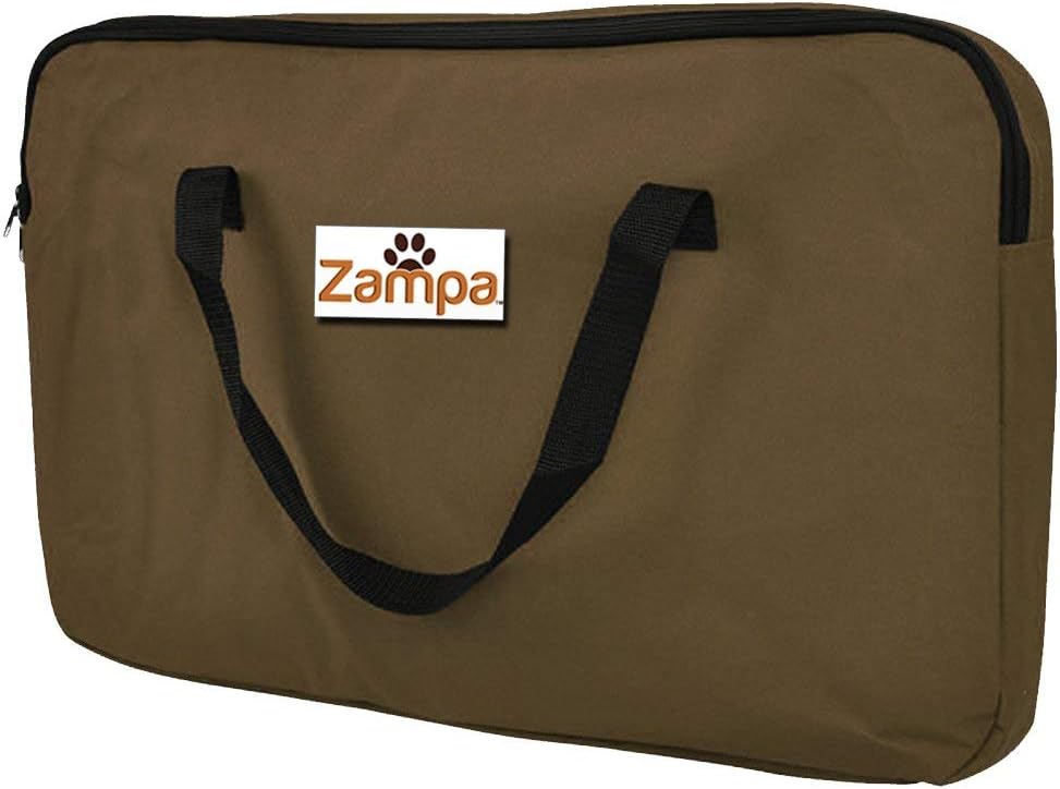 Zampa Portable Foldable Pet playpen Exercise Pen Kennel Carrying Case for Larges Dogs Small Puppies /Cats | Indoor / Outdoor Use | Water Resistant : Pet Supplies