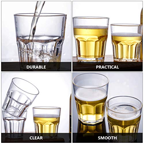 Cabilock 6 Stücke Trinkgläser 35ml Cocktailgläser Wassergläser Whisky Gläser Weingläser Glas Eisschalen Eisbecher… – Bild 6