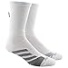 adidas Unisex Traxion Tennis Crew Sock (1-Pair), White/Light Onix, Medium, (Shoe Size 6.5-9)
