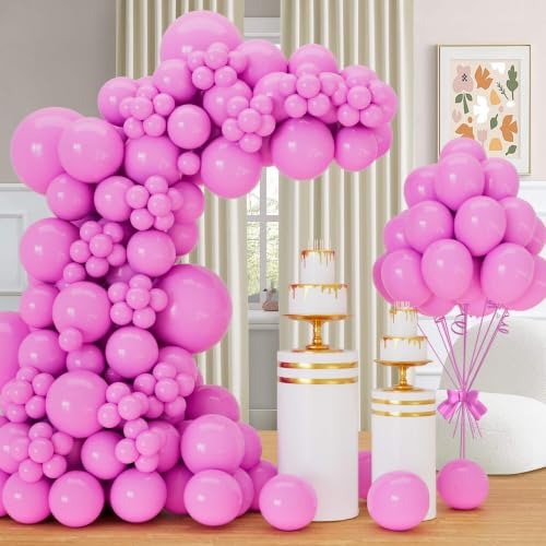 Matte Pink Balloon Arch Kit