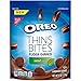 OREO Thins Bites Fudge Dipped Chocolate Sandwich Cookies, Mint Flavored Creme, 1 Resealable 6 oz Pack