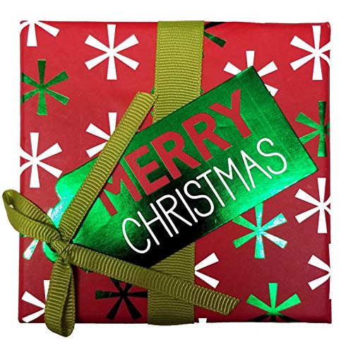 Christmas Gift Card Holder Boxes with Ribbon & Foil (Set of 4)
