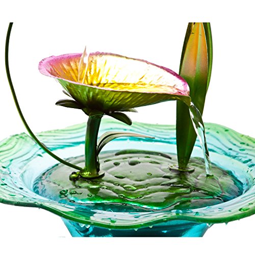ReLIVE 12 Inch Indoor Electric Cascading Tabletop Water Fountain with
