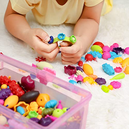 GILI Pop Beads Bracelet Making Kit for 4 5 6 7 Year Olds Birthday