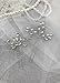Missgrace Bridal Rhinestone Super Glitter Hair Pins Small Charming Headpiece Wedding Hair accessories-Women Hair Accessory For Wedding and Party (Pack Of 2)