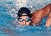Swim Elite Mirrored Swimming Goggles + Exclusive Swim Cap & Protective Case for Men and Women (Mirrored Black)