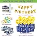 Birthday Party Supplies for Game Lovers, 142 pcs Gaming Theme Party Decorations - include Balloons, Party Favors Bags, Table Cover, Bracelets, Banner, Stickers, Cake Toppers