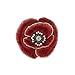 DANFORTH - Remembrance Poppy Brooch Pin - Red - 1 3/4 Inch - Pewter - Made in USA