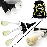 3x PLAY MEPHISTO Fire Juggling Torches (50mm Wicks) Pro Juggling Fire Torch Set of 3 + Flames N Games Travel Bag! Exellent Training set of Torches for Fire Juggling!