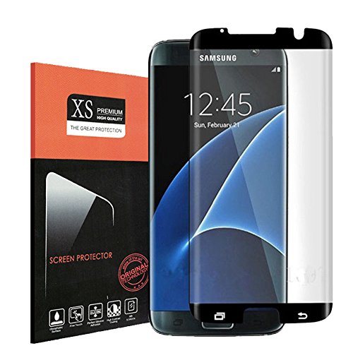 For Galaxy S7 Edge Screen Protector, Boogak 3D Full Screen Coverage Edge to Edge Anti-Bubble 9H Hardness Film Tempered Glass Screen Protector for Samsung Galaxy S7 EDGE [Case Friendly]