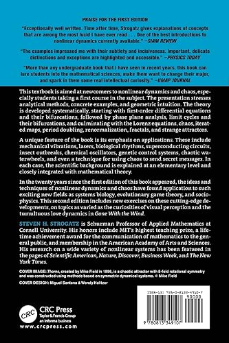 Nonlinear Dynamics and Chaos: With Applications to Physics, Biology, Chemistry, and Engineering, Second Edition (Studies in Nonlinearity)