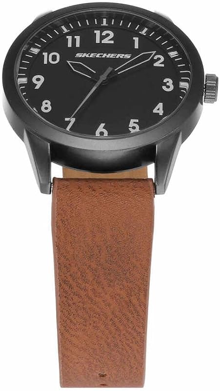 Hommes Analogique Quartz Montre avec Bracelet en Polyuréthane SR9065