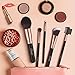 BESTOPE 18 Piece Makeup Brushes Set Premium Kabuki Brushes Synthetic Foundation Blending Blush Face Eyeliner Shadow Brow Concealer Lip Brush Tool Beauty Collection Cosmetic Brushes Kit