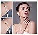 JewelryPalace White Freshwater Cultured Pearl(6-8mm) Bracelet 925 Sterling Silver 7.7