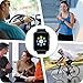 Bluetooth Smart Watch - Aeifond Touch Screen Sport Smart Wrist Watch Smartwatch Fitness Tracker Camera Pedometer SIM TF Card Slot Compatible Samsung Android iPhone iOS Kids Women Men (Black)