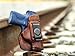OUTBAGS USA LS2SHIELD Full Grain Heavy Leather IWB Conceal Carry Gun Holster for Smith & Wesson M&P SHIELD 9mm / 40 S&W. Handcrafted in USA.