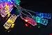 Katia 2 Meter LED String Lights with 20 Photo Clips Using AA Batteries as Energy Sources, Perfect for Hanging Picture/Instant Camera Film/Artwork/Notes (Colorful)
